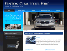 Tablet Screenshot of chauffeur-drive-london.com